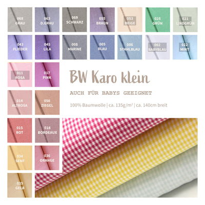Cotton check 3mm * From 50 cm