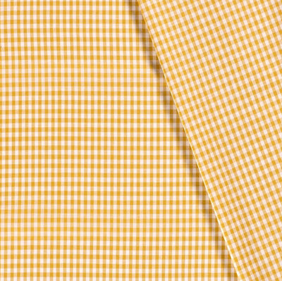 Buy 034-mustard Cotton check 5mm * From 50 cm