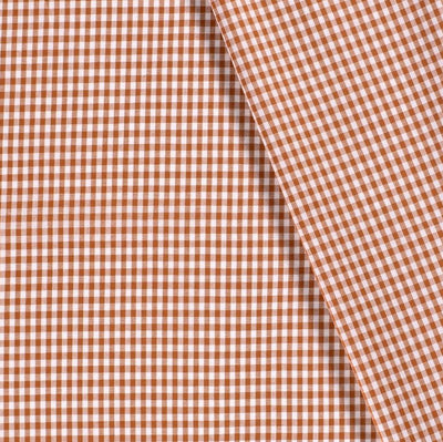 Buy 056-brick Cotton check 5mm * From 50 cm