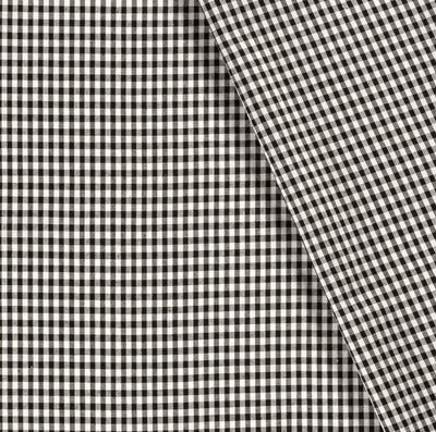 Buy 069-black Cotton check 5mm * From 50 cm