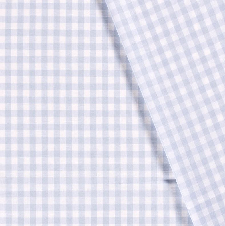 Buy 002-baby-blue Cotton check 1 cm * From 50 cm