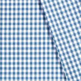 Kaufen 006-stahlblau Baumwoll Karo 1 cm * Ab 50 cm
