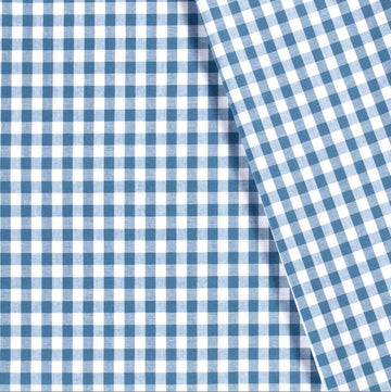 Kaufen 006-stahlblau Baumwoll Karo 1 cm * Ab 50 cm