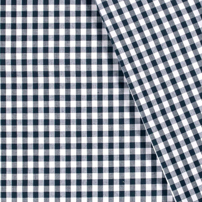Buy 008-navy Cotton check 1 cm * From 50 cm