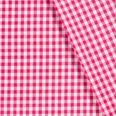 Buy 017-pink Cotton check 1 cm * From 50 cm