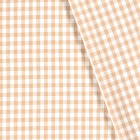 Acheter 053-beige Carreaux de coton 1 cm * A partir de 50 cm