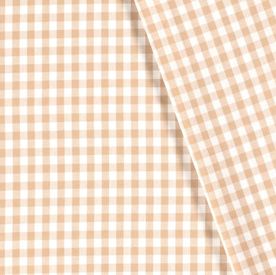 Buy 053-beige Cotton check 1 cm * From 50 cm