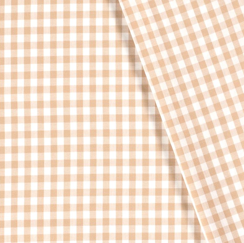 Buy 053-beige Cotton check 1 cm * From 50 cm