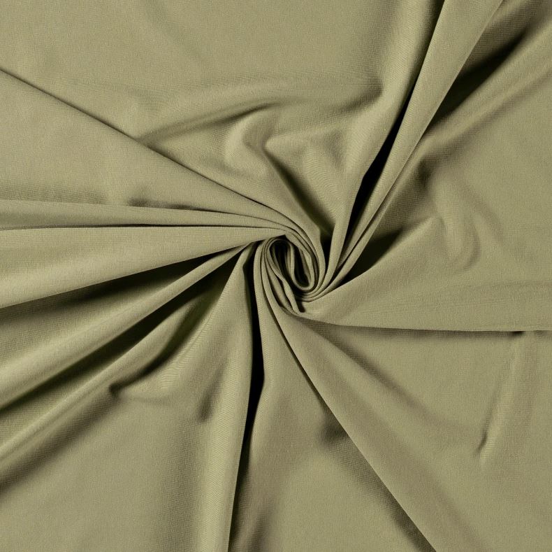 Acheter 027-olive Jersey de coton *À partir de 50 cm