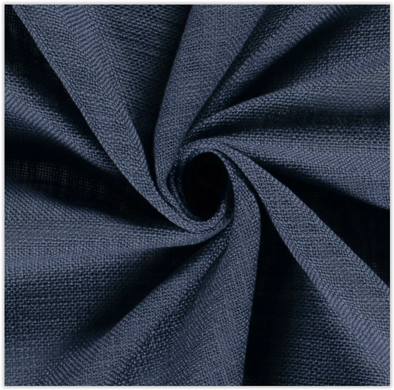Buy 006-sawl-blue Cotton linen look coarse * From 50 cm