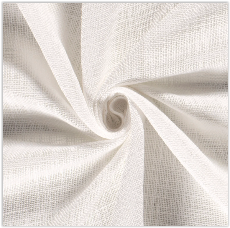 Acheter 050-blanc Coton lin aspect grossier * A partir de 50 cm