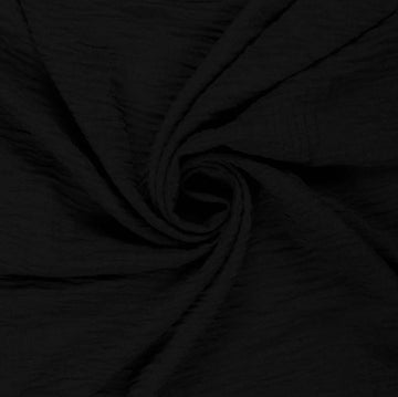 Kaufen 069-schwarz Kreppstoff blown *Ab 50cm