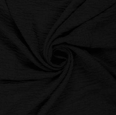 Kaufen 069-schwarz Kreppstoff blown *Ab 50cm