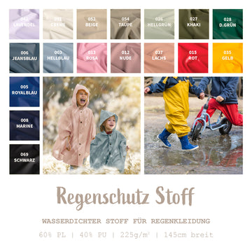 Regenstoff wasserdicht *Ab 50cm