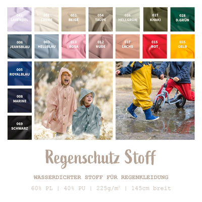 Raincoat fabric waterproof *From 50cm