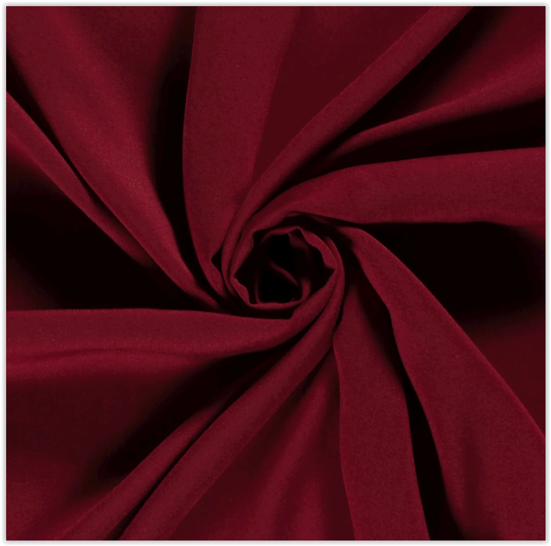 Buy 018-dark-red Viscose plain * From 50 cm