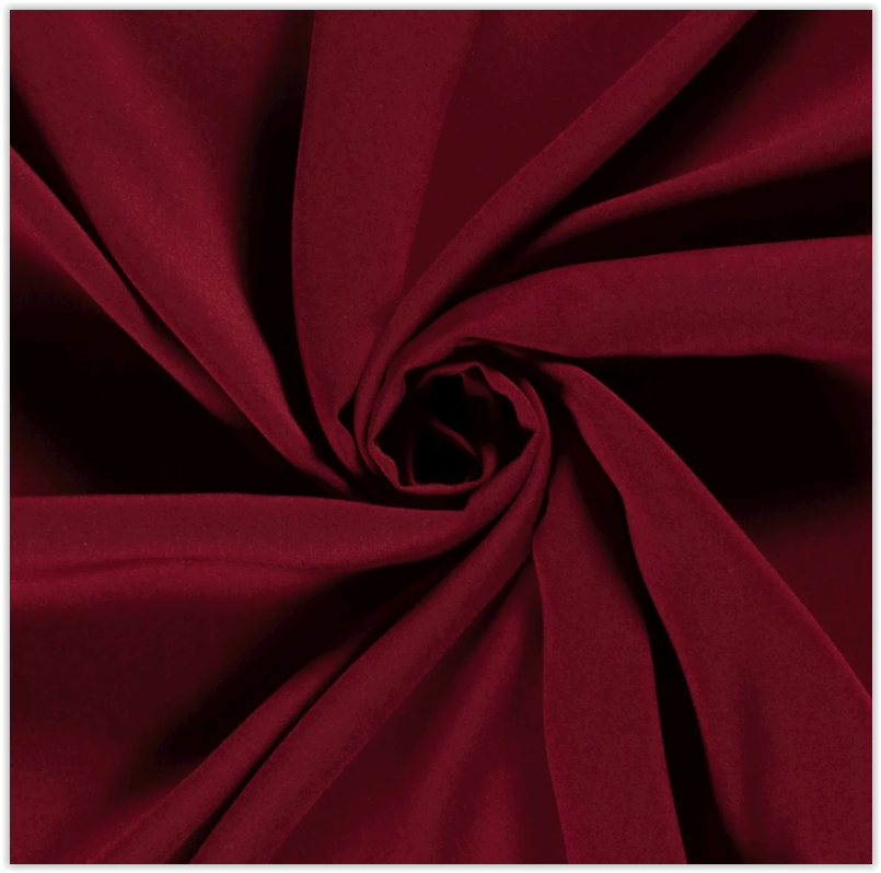 Acheter 018-rouge-fonce Viscose unie * A partir de 50 cm