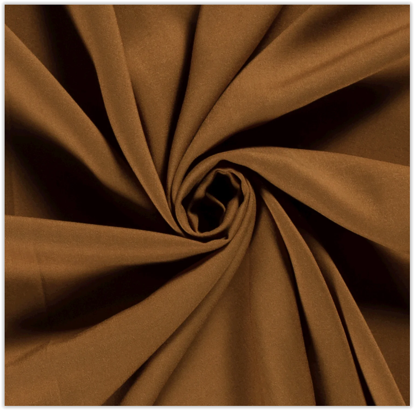 Buy 034-h-brown Viscose plain * From 50 cm