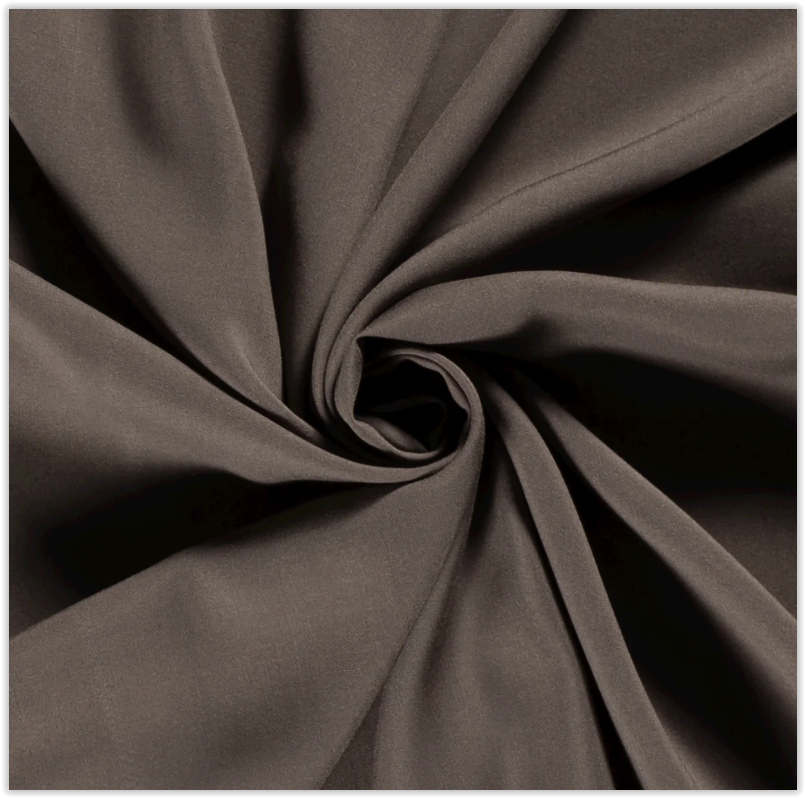Buy 054-taupe Viscose plain * From 50 cm