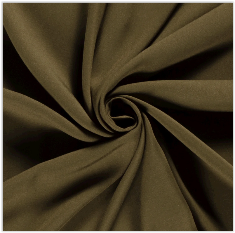 Buy 087-khaki Viscose plain * From 50 cm