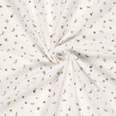Musselin bedruckt Blumenwiese beige *Ab 50 cm-4