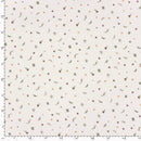Musselin bedruckt Blumenwiese beige *Ab 50 cm-2