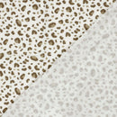 Musselin bedruckt Leo auf creme *Ab 50 cm-4
