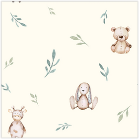 Musselin bedruckt Kuscheltiere *Ab 25cm