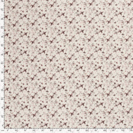 Musselin bedruckt asiatische Blumen *Ab 25cm - 0