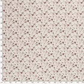 Mousseline imprimée fleurs asiatiques *Dès 25cm - 0