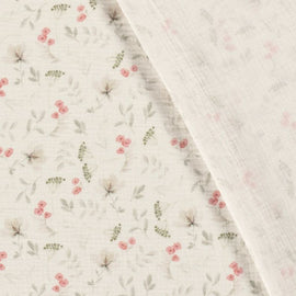 Acheter 007-fleurs-sauvages Mousseline imprimée *À partir de 25 cm