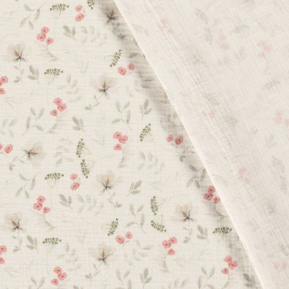 Mousseline imprimée *À partir de 25 cm