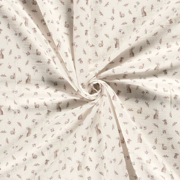 Mousseline imprimée *À partir de 25 cm