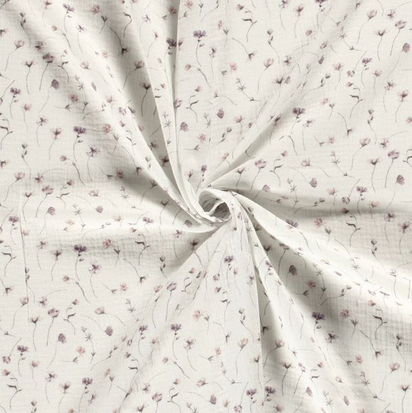 Mousseline imprimée *À partir de 25 cm