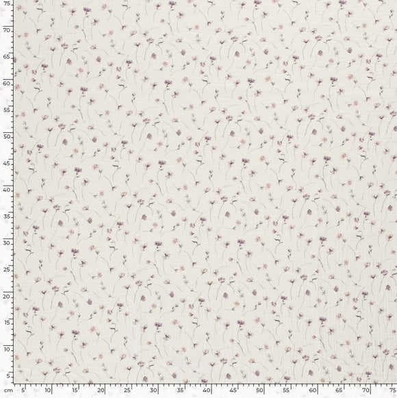 Mousseline imprimée *À partir de 25 cm