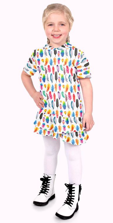 Mousseline imprimée *À partir de 25 cm