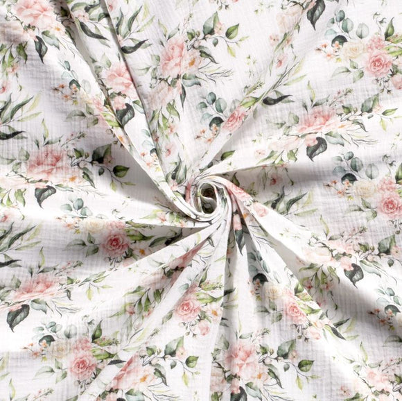 Mousseline imprimée *À partir de 25 cm