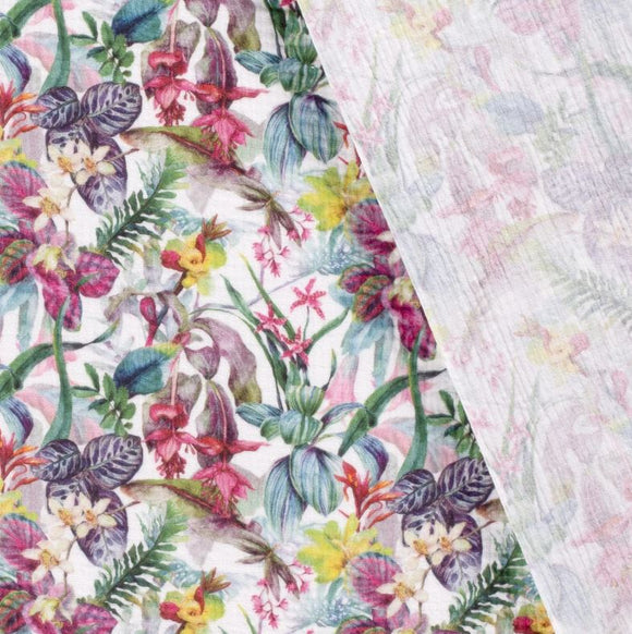 Mousseline imprimée *À partir de 25 cm