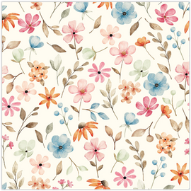 Acheter 042-sommerwiese Mousseline imprimée *À partir de 25 cm