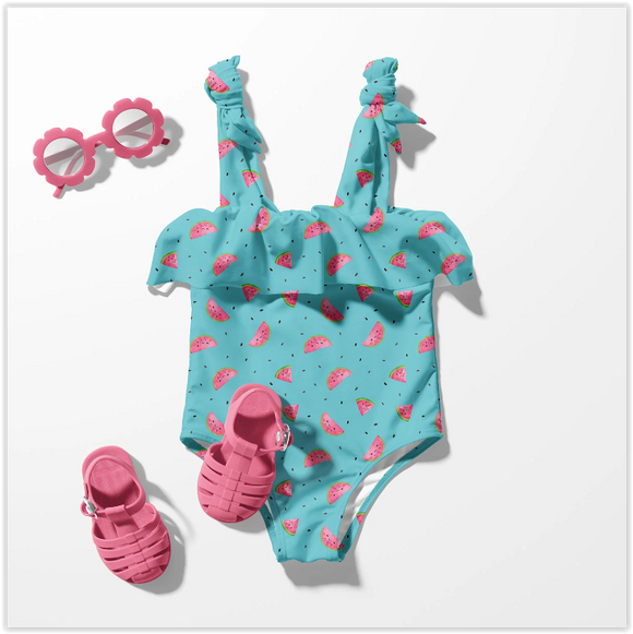 Maillot de bain Lycra imprimé *À partir de 50cm