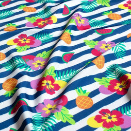 Buy 014-fruchte-streifen Printed swim lycra *From 50cm