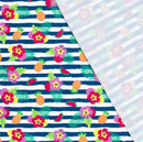 Badestoff Früchte auf Streifen *Ab 50cm-4