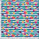 Badestoff Früchte auf Streifen *Ab 50cm-3