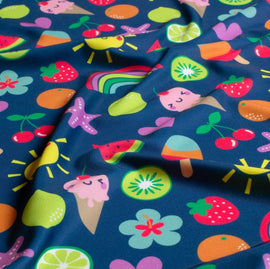 Buy 015-eis-fruchte Printed swim lycra *From 50cm