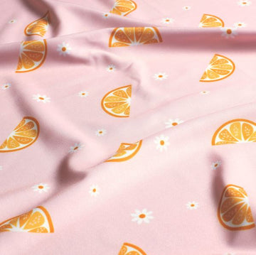 Acheter 016-orangen-auf-rosa Maillot de bain Lycra imprimé *À partir de 50cm