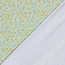 Badestoff Blümchen auf mint *Ab 50cm-3