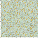 Badestoff Blümchen auf mint *Ab 50cm-2