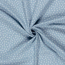 Jeansstoff leicht Blumen *Ab 50cm-2