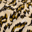 Viskose bedruckt Afrika beige *Ab 50 cm-1