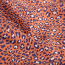 Viskose bedruckt Leo korall *Ab 50 cm-1